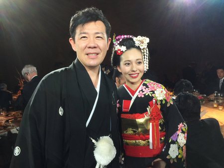 田畑裕明衆議院議員と内田もも香さんの結婚祝賀会に出席しました 社長ブログ 鮨蒲本舗 河内屋