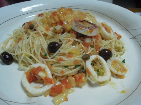 2011年10月8日アオリイカの地中海風パスタ.jpg